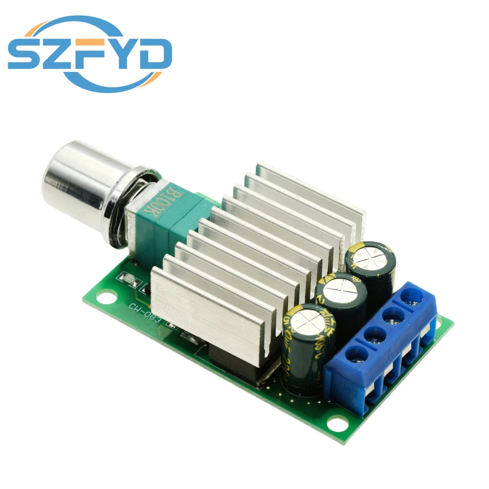 12V/24V 10A DC Motor Speed Controller – PWM Regulator with Current Control for Robotics, Electric Vehicles & Automation