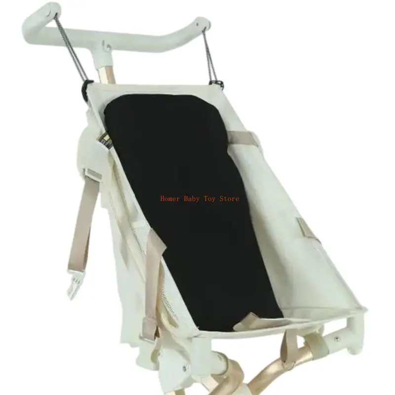 

J0PF Travel Friendly Baby Pram Backboard Easy to Install and Detachment Unisex Infants Toddler Carriage Replacement Part