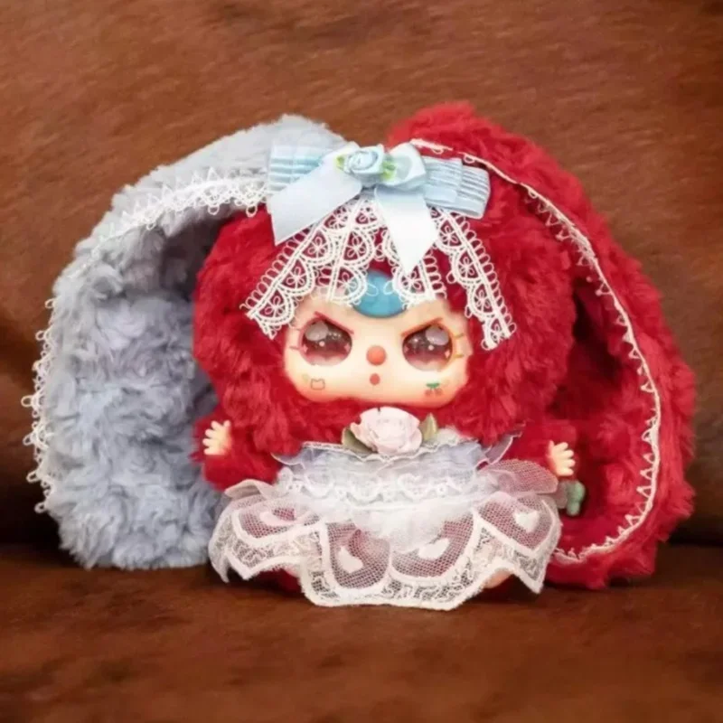 เด็กใหม่สาม Lily Rabbit Town V4 ไวนิล Plush กล่องตาบอดน่ารักกระเป๋าเป้สะพายหลังตกแต่งจี้ตุ๊กตา Mystery กล่องสาว Surprise ของขวัญ