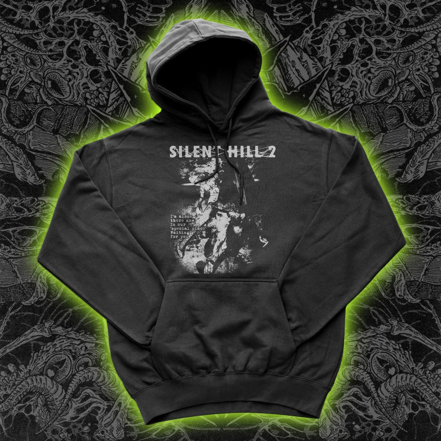 Klassisches Horror-Spiel Silent Hill Hoodies für Männer und Frauen, Retro-Street-Style-Hoodies, bedruckte Hoodies, Alltagsoutfits – Detail 5