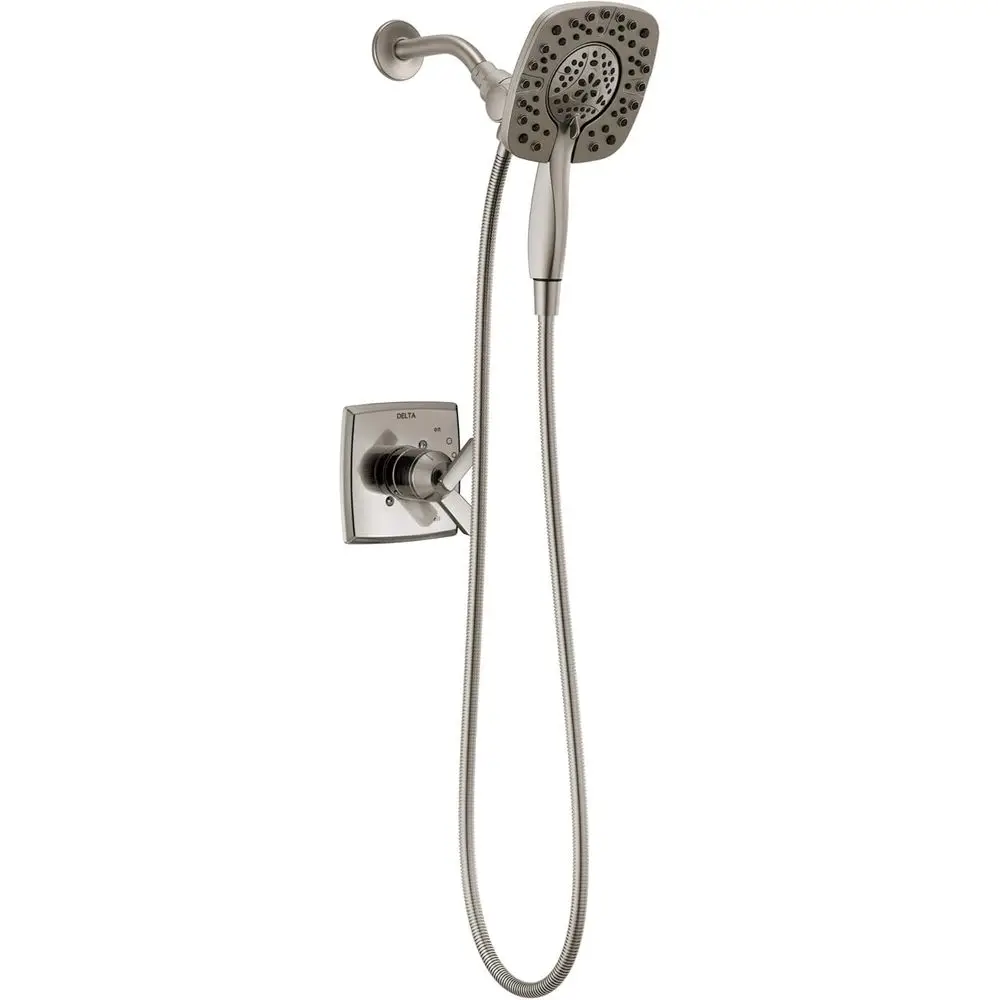 

Dual-Function Shower Trim Kit with 2-Spray Touch-Clean In2ition Handheld Shower, Stainless Steel