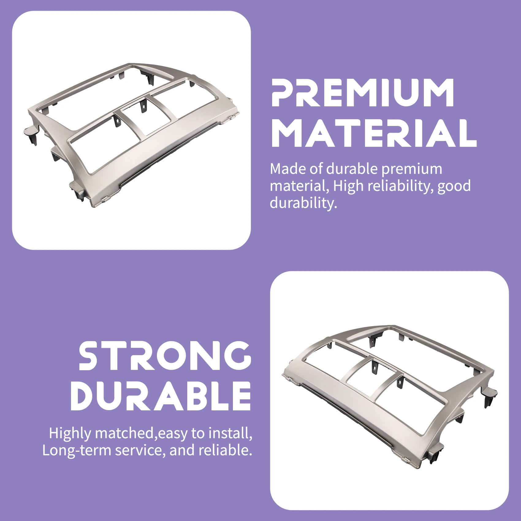 

A73X-Stereo Mount Frame For Car 2 Din Radio Fascia Panel Audio DVD Navigation For Toyota Vios Yaris Corolla Belta Sedan