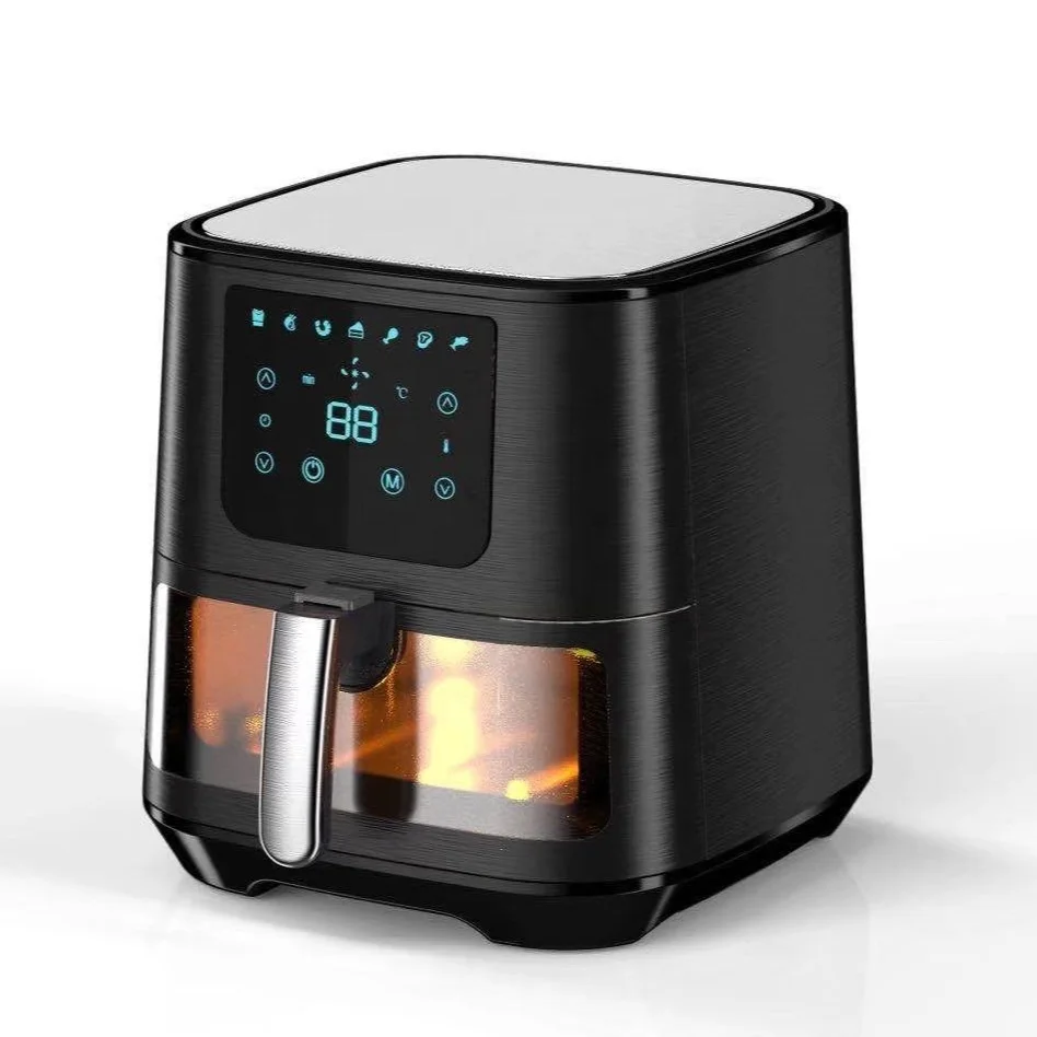 

2026 New Model Multi-functionalHot Selling Air Fryer Oven 5.0L-8.0L Healthy Low-Fat Oil Free Intelligent Electric Air Fryer