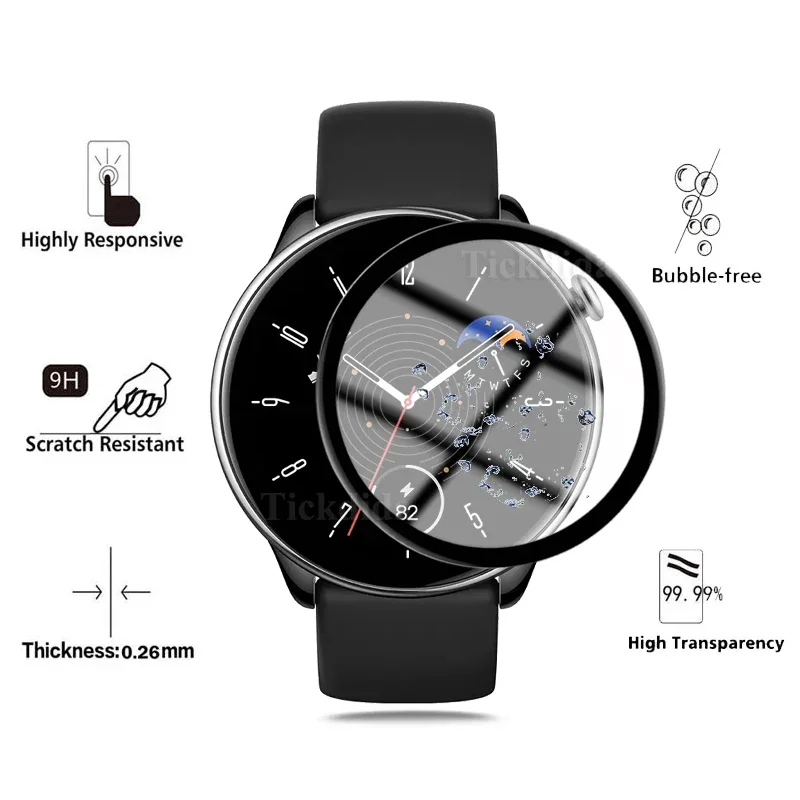 Soft Tempered Glass for OPPO Watch X Protective Film for OPPO Watch X Shell Screen Protector Accessories