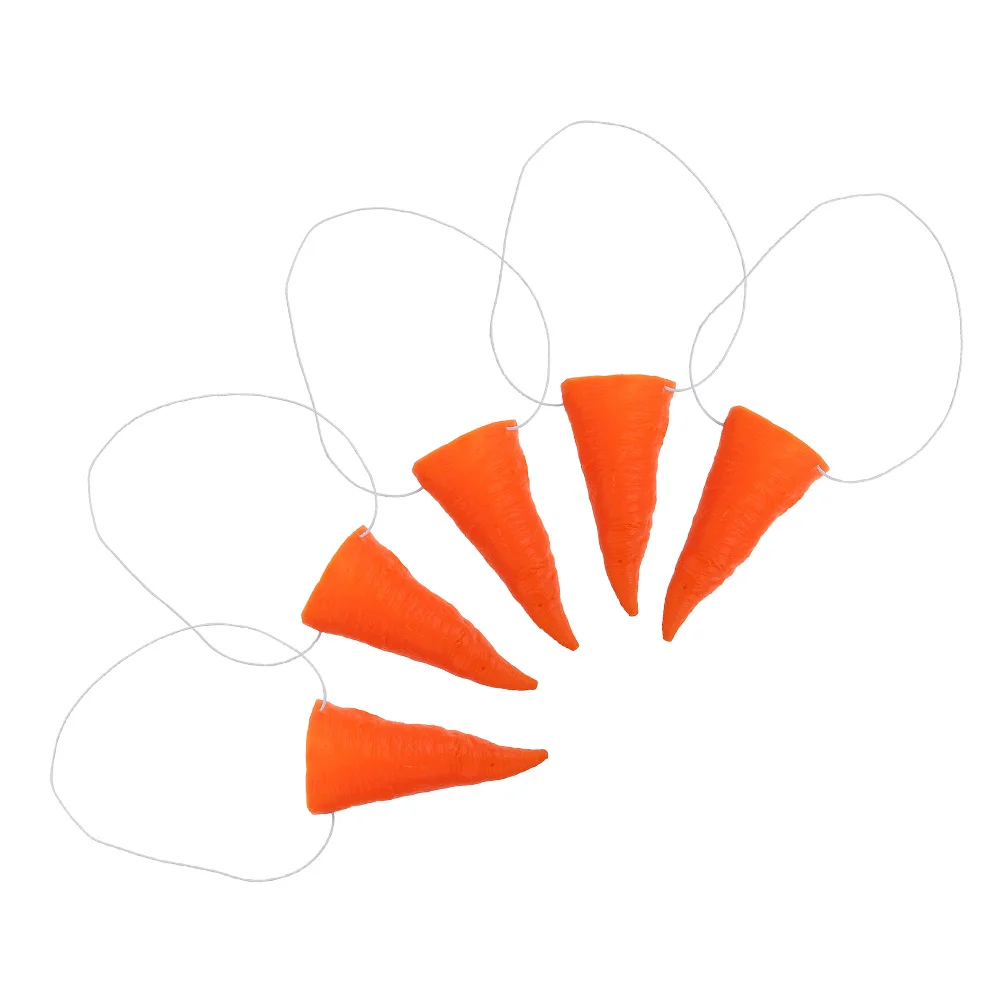 5개 당근 코 눈사람 코 파티 드레스업 소품 코스프레 의상 눈사람 장식 DIY 공예 겨울 액세서리