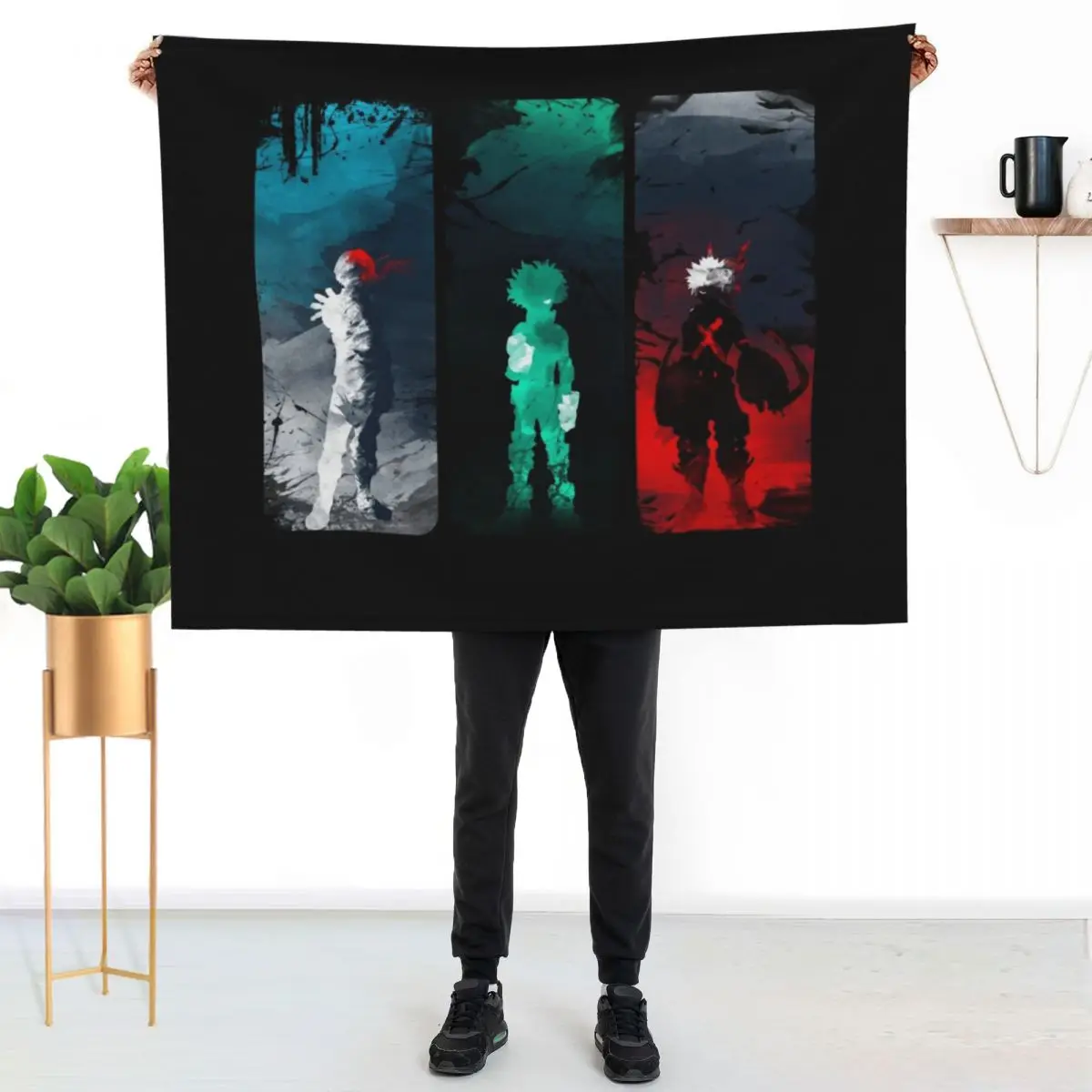 What's your power? Throw Blanket Large Hairy Nap Decorative Beds christmas decoration Thermals For Travel Blankets