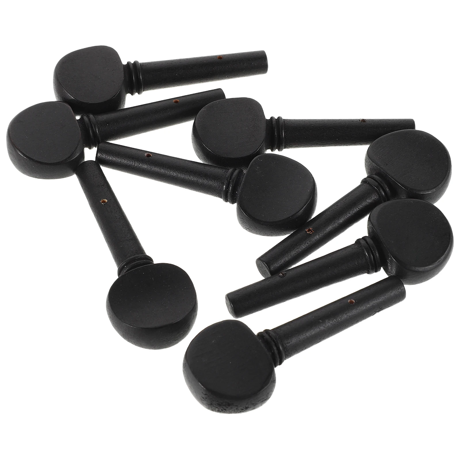 

8 Pcs Violin Accessories Tuning Replacement Pegs Piano Fittings Black Musical Instrument
