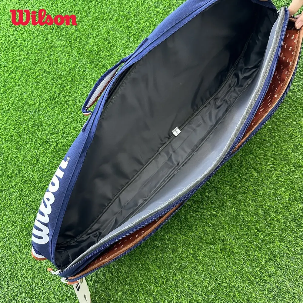 Genuine Wilson 2024 France Open Team 3-6 Pcs Duffel Tennis Racket Bag Roland Garros Clay Court Tournament Tennis Racquet Bag
