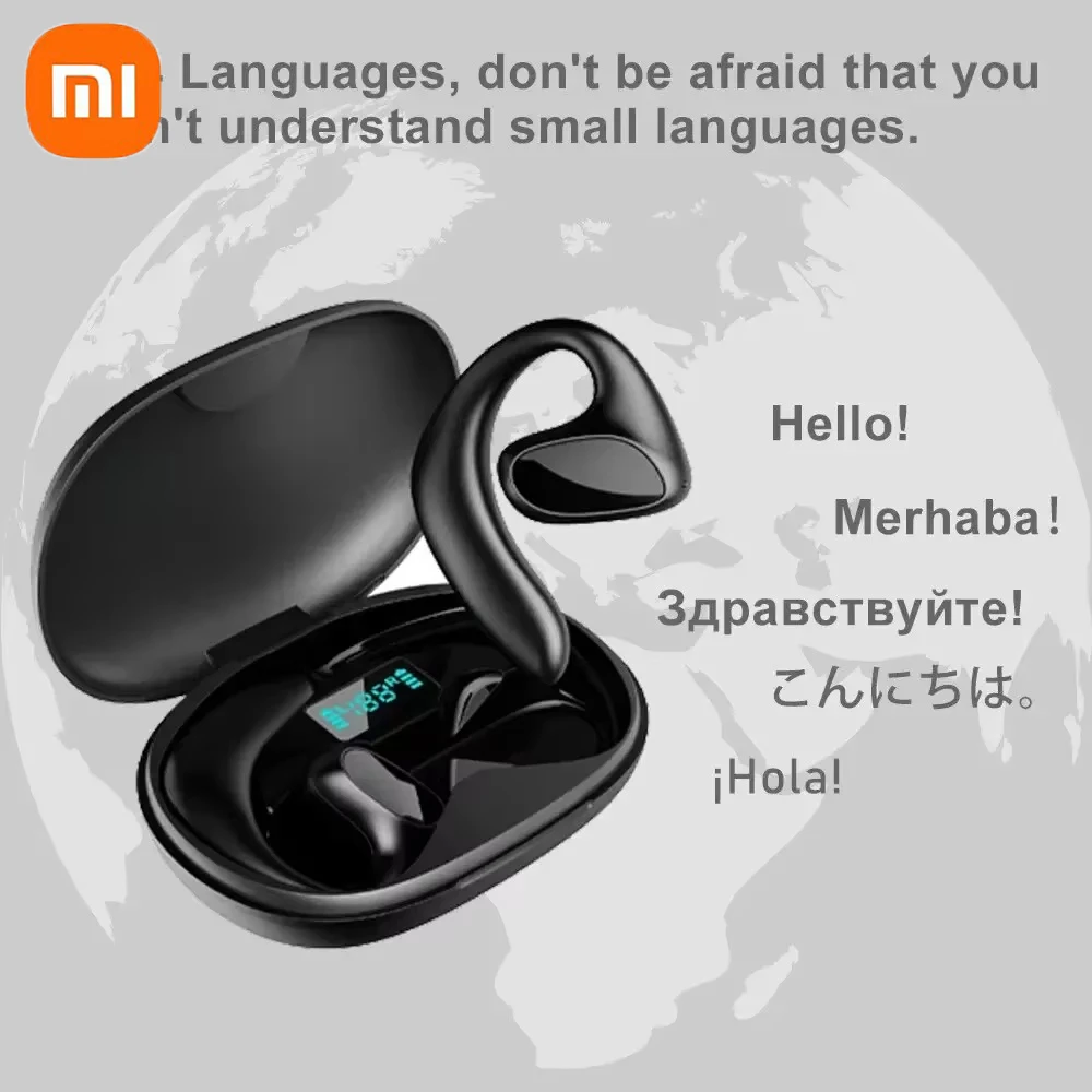 Xiaomi Wireless Language Translation Earbuds Bluetooth-Compatible Translation Earphones Long Battery Life for Travel Business