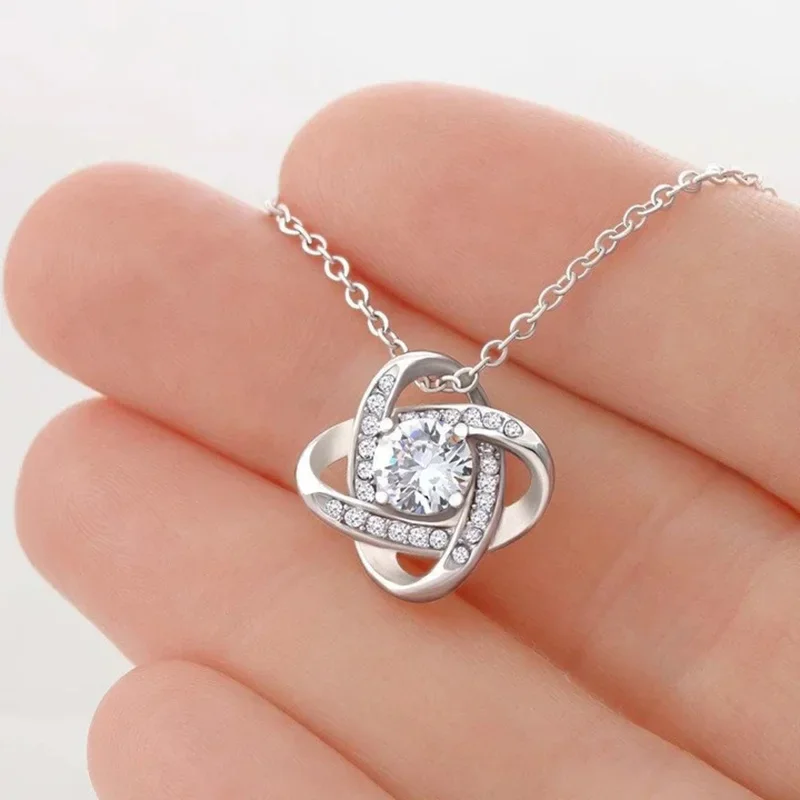 Women Fashion Necklace Gift for Mom Love Knot Necklace Gift for Girls Mom Women mother\'s day gift Dropshipping