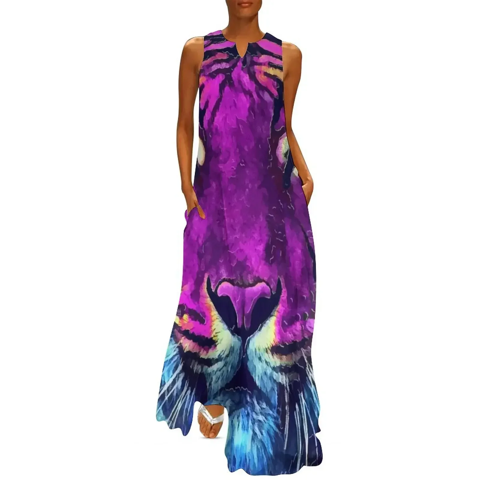 

tiger purple spirit #tiger Long Dress chic and elegant evening dress prom dress Women dresses summer