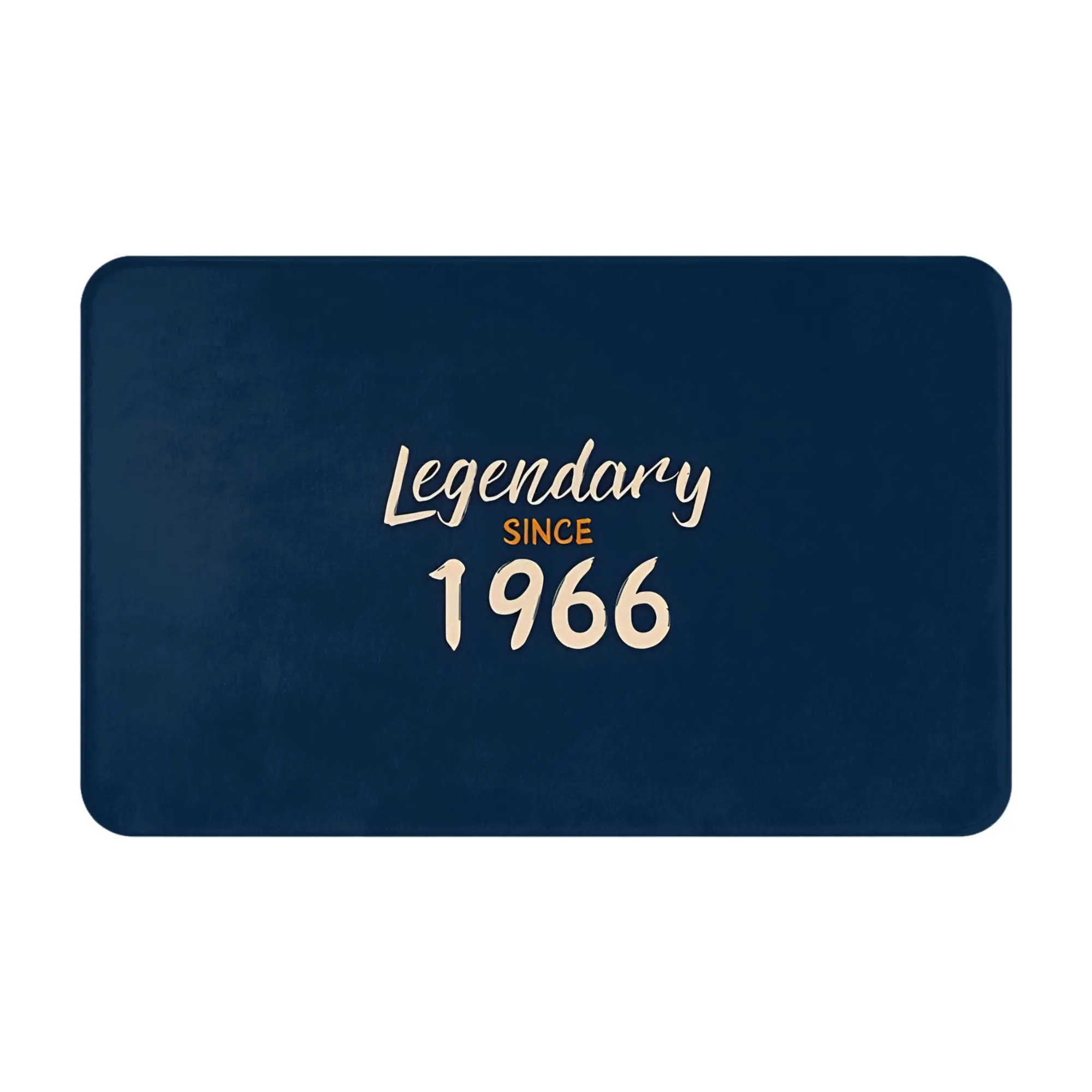 Legendary since 1966  Decorations Bedroom Mat 60th Birthday Doormat Kitchen Carpet Balcony Rug Home Decoration