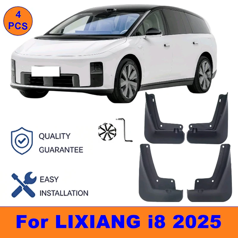 4Pcs Mud Flaps For LIXIANG i8 2025 - Splash Guards Front&Rear Wheel Fender Mudguards Car Exterior Protection Accessories