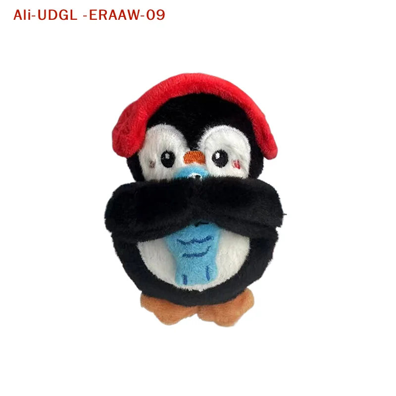 Charmanter Weicher Plüsch-Pinguin Schlüsselanhänger; Rucksack Cartoon-Deko; Gefüllter Puppen-Anhänger; Autoschlüsselring; Entzückendes Kinder-Taschen-Geschenk.