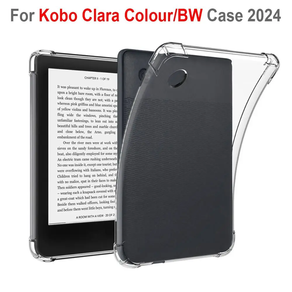 

Shockproof e-Reader Case Funda Air Bag N428 Protective Cover Wear Resistant for Rakuten Kobo Libra/Clara Colour BW 2024