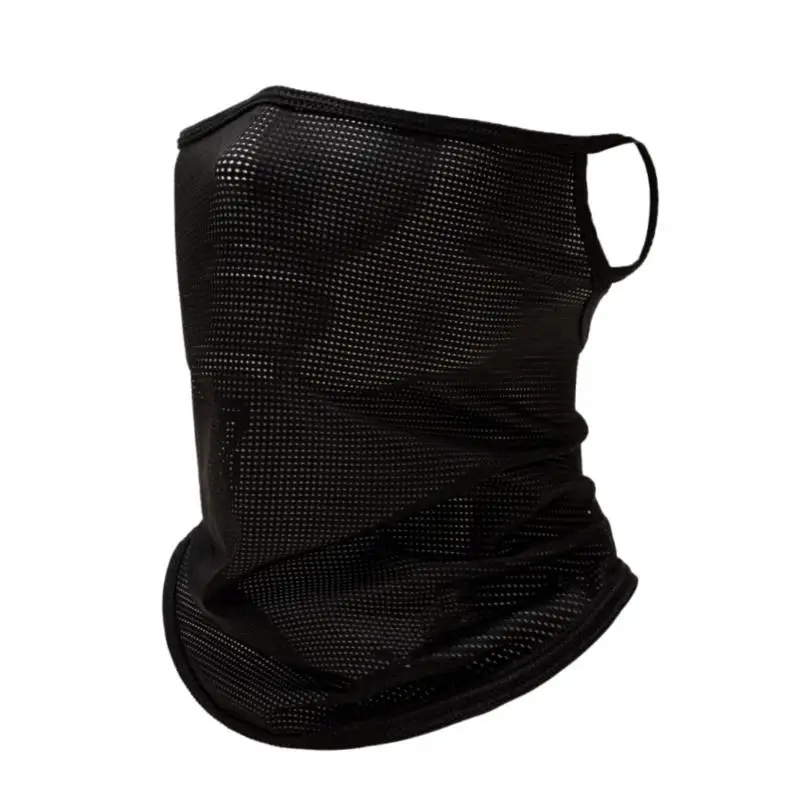 

Регулируемый нейлоновый чехол для лица 39BB с защитой UPF50+. Удобная маска для лица для пеших прогулок, езды на велосипеде и на