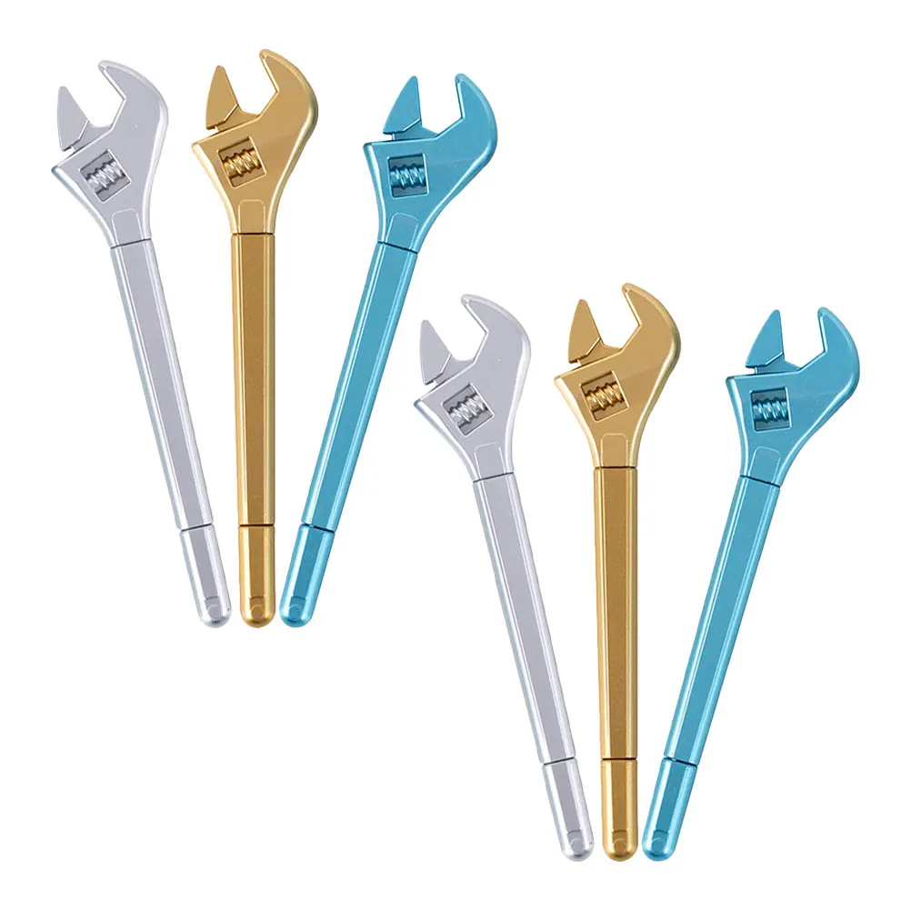 

6 Pcs Simulation Wrench Gel Pen Interesting Cartoon Ballpoint Pens Kawaii Motivational Ink Journaling Supply for Teens Plastic