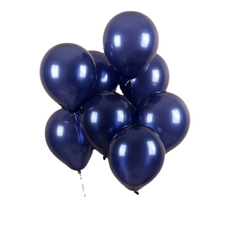 10Pcs 5/10/12Inch Night Blue Latex Balloons Dark Blue Helium Air Balloon Party Balloon Supplies Birthday Wedding Decoration