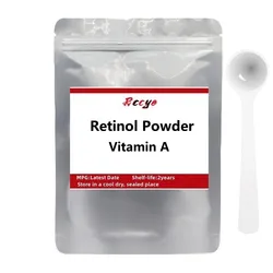 Cosmetic grade Natural Pure Retinol powder/vitamin a powder Anti wrinkle and anti-aging