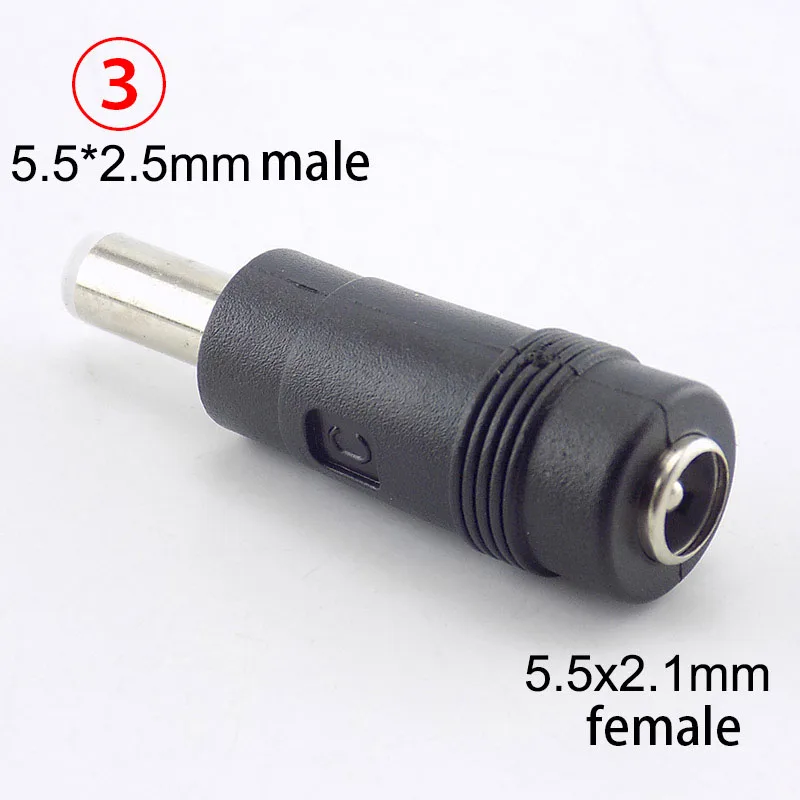 DC-Netzteil-Anschlüsse, 6,5 mm, 5,5 x 2,1 mm, 2,5 mm, 3,5 mm, 1,35 mm, PC-Buchse auf Stecker, Buchse, Tablet-Ladegerät, Adapter, Klinkenstecker