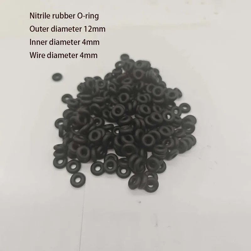 50PC Black Nitrile Rubber O-ring Mechanical Seal Rubber Ring Screws Special Sealing Ring