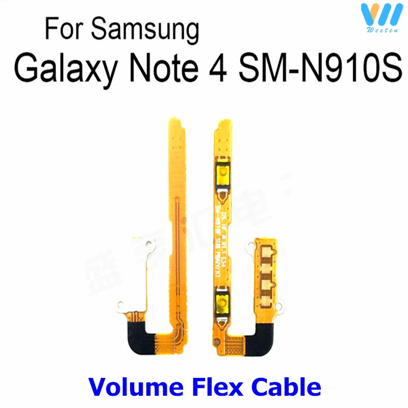 Power Volume Buttons For Samsung Galaxy Note 2 3 4 5 7 8 9 ON OFF Power Volume Control Switch Flex Cable Ribbon With Vibration