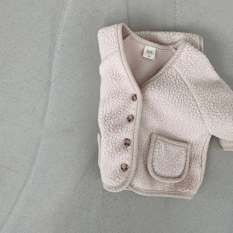 Manteau pour Bébé Garçon et Fille, Veste Douce et Chaude, Cardigan Décontracté, Sourire Polaire, Automne et Hiver, 0-3 Ans, 2024