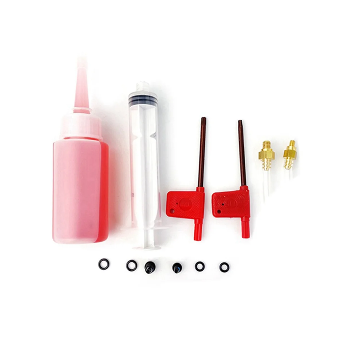 ZOOM Hydraulic Brake Bleed Kit for ZOOM Brake System, Filling Oil Kit, Mineral Oil Brake, Funnel Set Bike Repair Tool