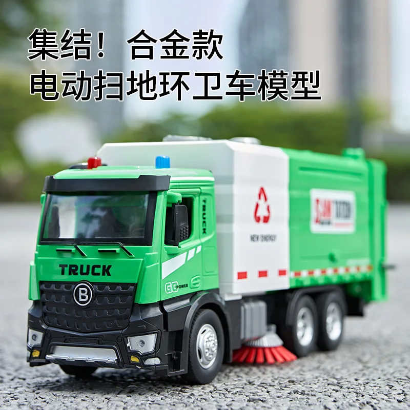 

Большой электрический пылесос, подметание, санитарный автомобиль, имитация сплава, дорожная подметальная машина, головоломка, коллекция игрушек, подарок