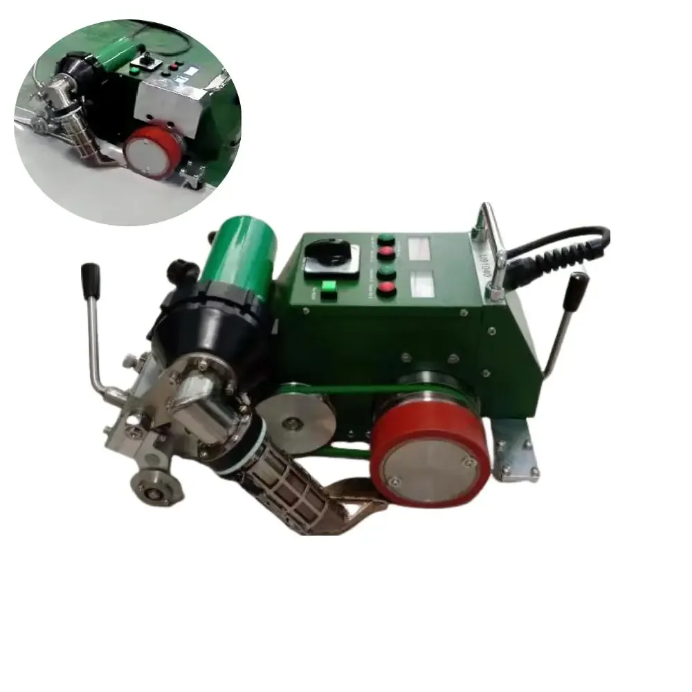 Self-propelled infrared airbrush fabric without glue splicing machine PVC air gun tarpaulin welding toolAutomatic sleep function