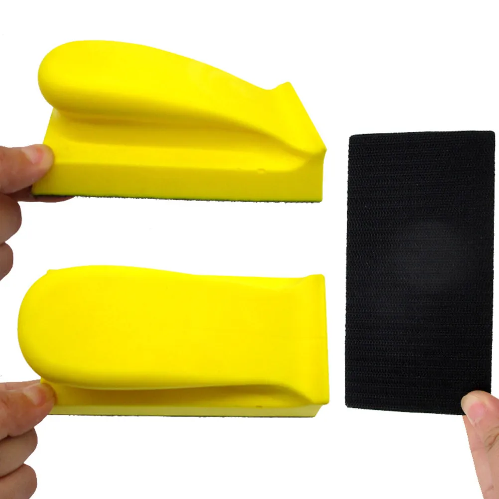 70x135mm Heavy-Duty PU Manual Grinding Disc Sanding Holder Backing Pad Compatible with Sanding Sponge Wool Ball Polishing Pads view 3