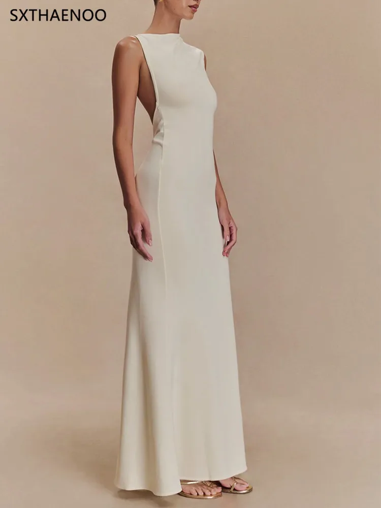 Sxthaenoo vestidos de noite para mujer vestido longo festa de verão femme largos robes longues roupas femininas 2025