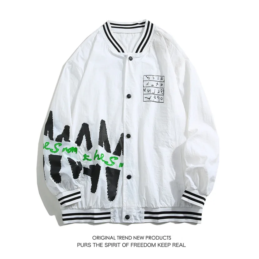 

Ультратонкая летняя мужская куртка для защиты от солнца, быстросохнущая, с защитой от ультрафиолета, бейсбольная куртка, модная повседневная спортивная одежда, пальто