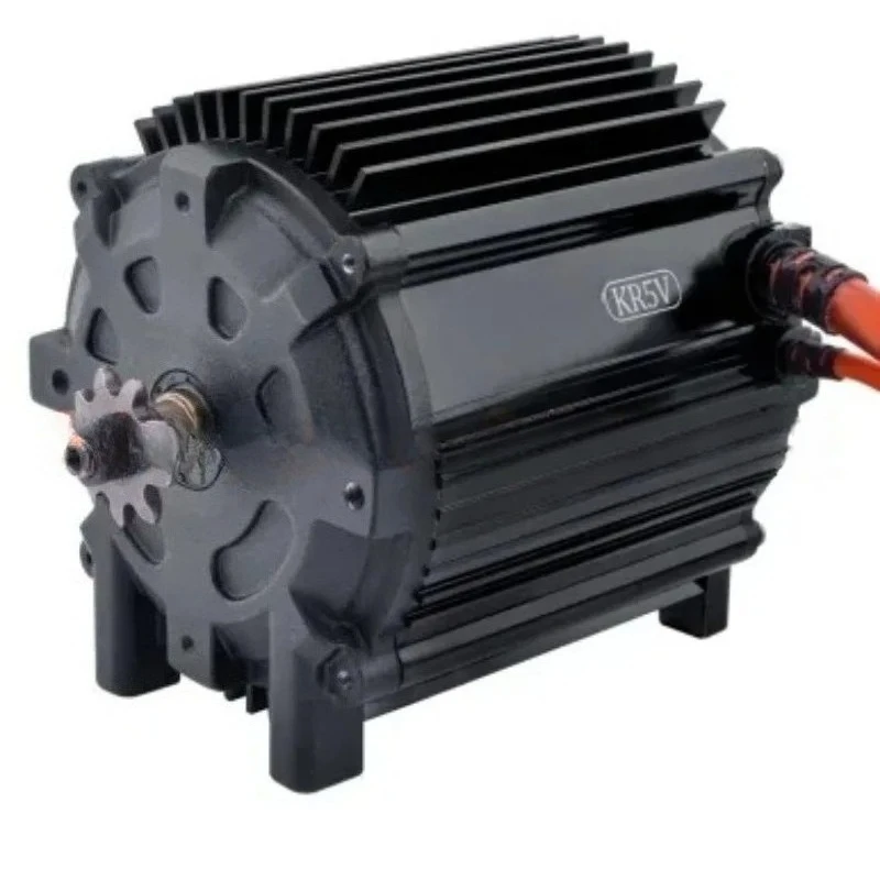 

KR5V 72V 5000W Электрический двигатель BLDC для электрического мотоцикла, бесщеточный двигатель с температурой, картинг, пик 80A-100A