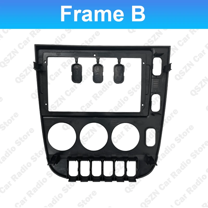 For Benz M-Class W163 ML320 1997-2006 2Din Car Radio Fascia Stereo Frame Plate Adapter Mounting Dash Installation Bezel Trim Kit