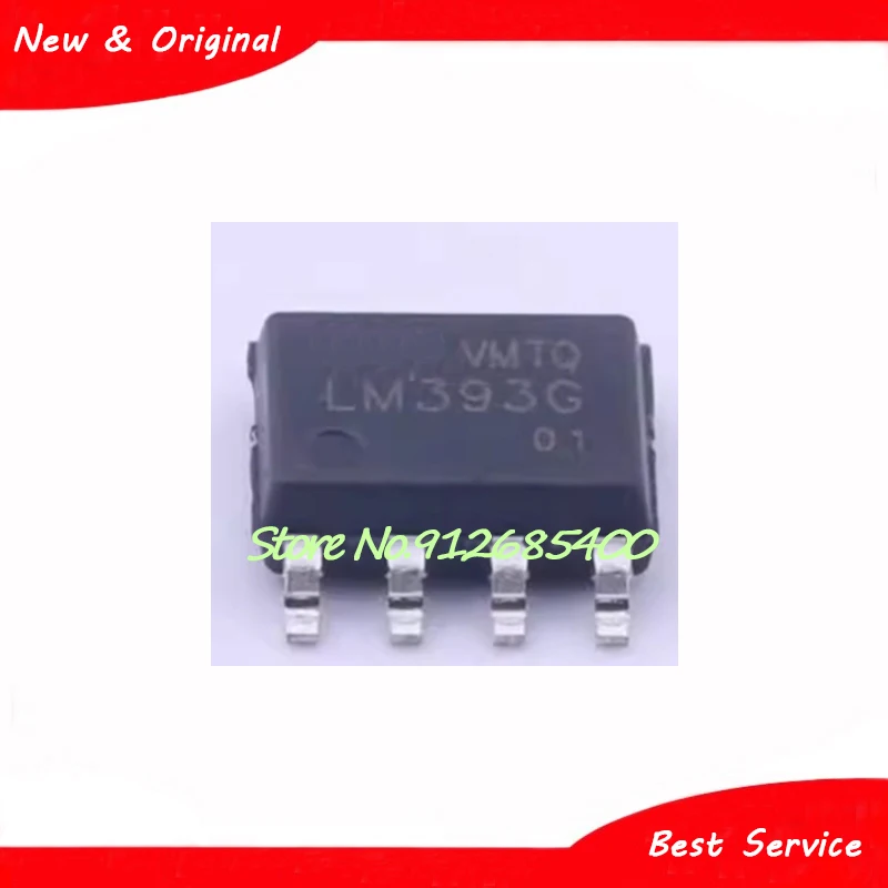 10 Pcs/Lot LM393G-S08-R SOP8 New and Original In Stock
