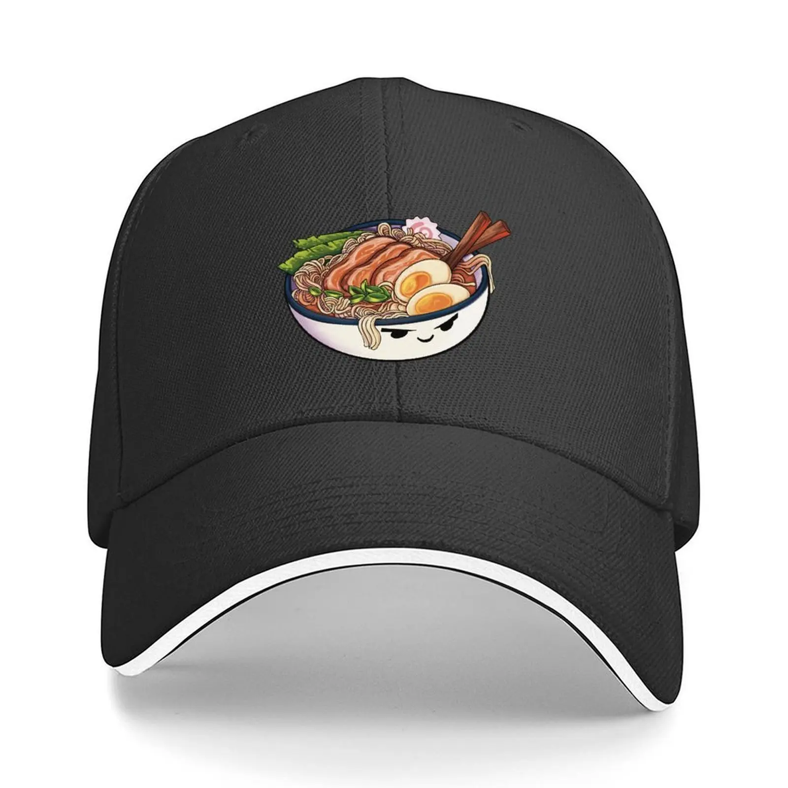 Kawaii Japanese Ramen Bowl Baseball Cap Sun Hat For Children Unique hats New Hat Rave Women's Golf Wear Men's