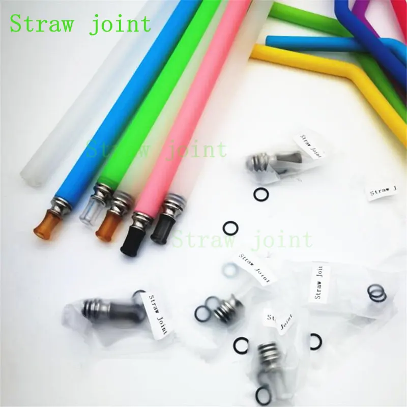 510 Small Caliber MTL Stainless Steel+pei Pc Pe POM Suction Straw Joint