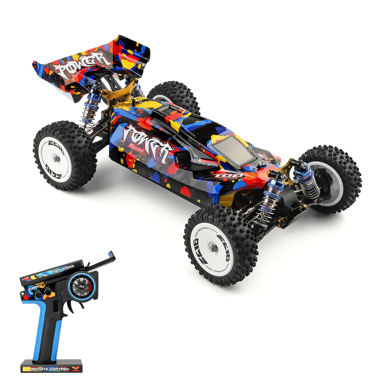 WLtoys XKS 124007 Remote Control Car 1/12 2.4GHz 75KM/H High Speed Off Road Trucks Brushless Motor Metal Chassis 4WD Vehicle