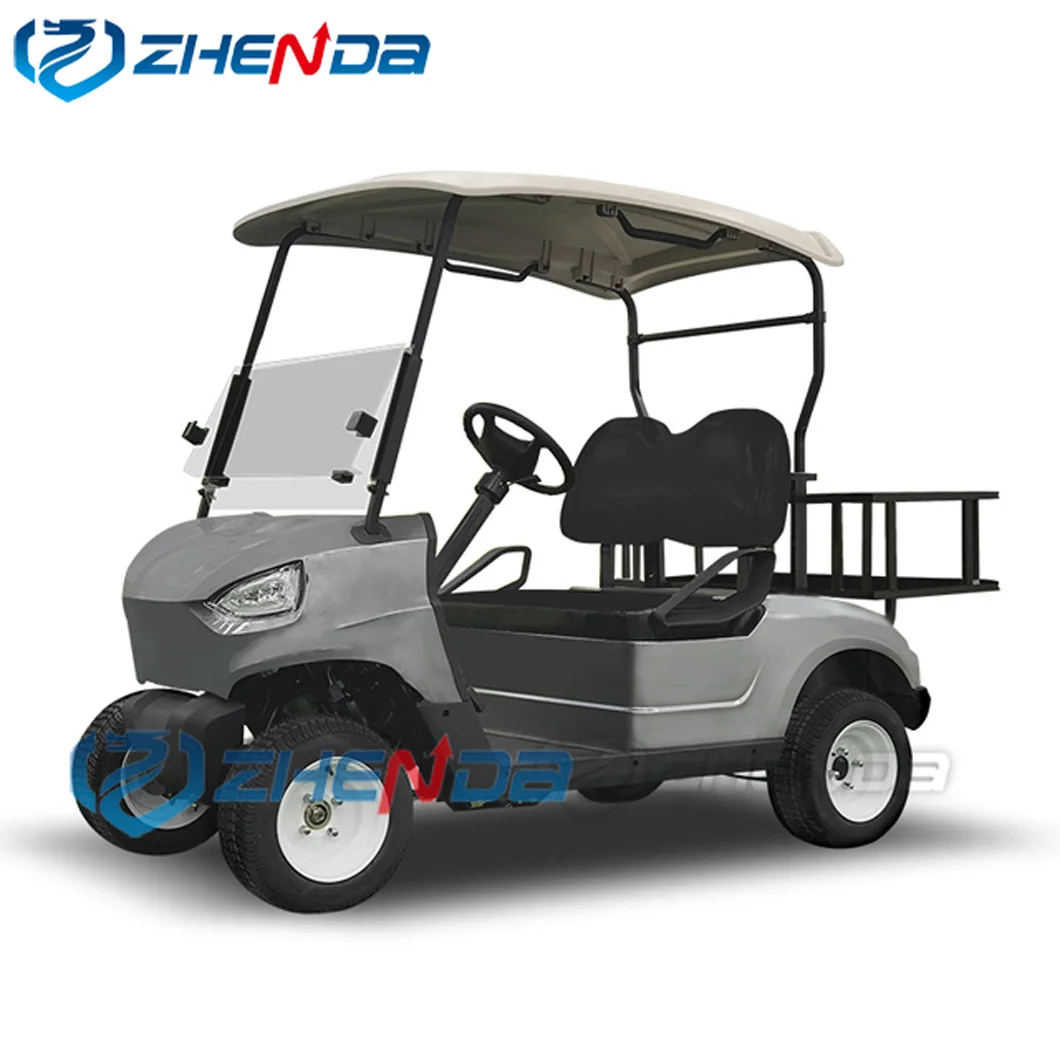 Nuovo stampo 2 posti carrello da Golf con condizionatore d'aria Golf Buggy carrello da Golf elettrico Club Car