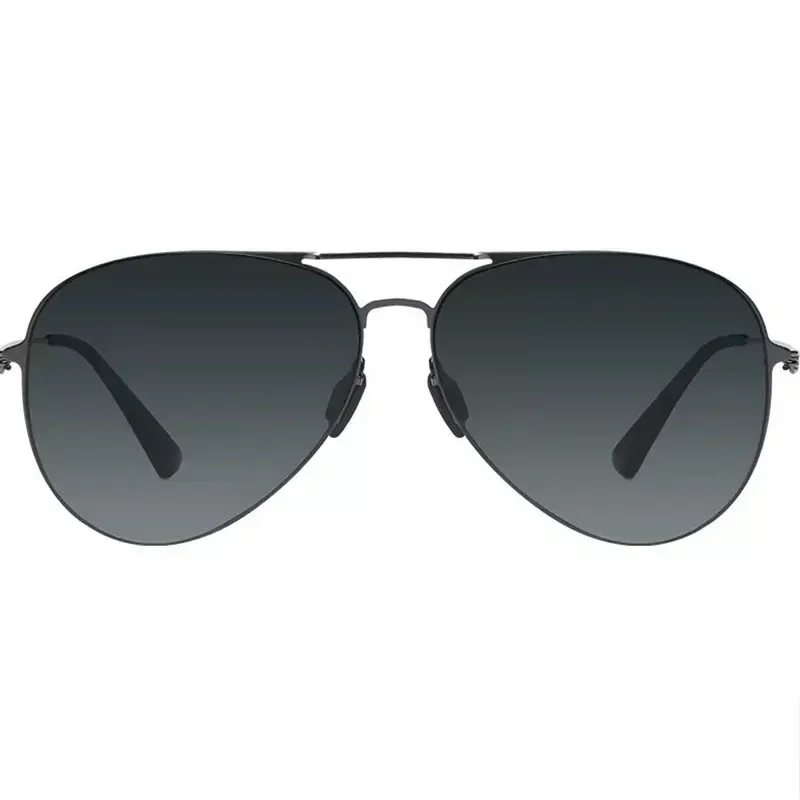 Xiaomi Mijia Aviator / Classic Square Sunglasses Pro Block UV مضاد للوهج من الفولاذ المقاوم للصدأ إطار رفيع للغاية للرجال والنساء في الهواء الطلق