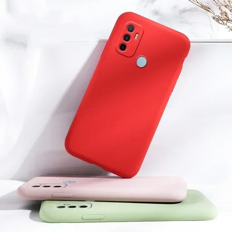 For OPPO A53 Case for OPPO A78 Case Silicone Soft Rubber Protective Case OPPO A53 A96 A77s A58 A76 A94 A95 A74 A52 A72 A57 Cover