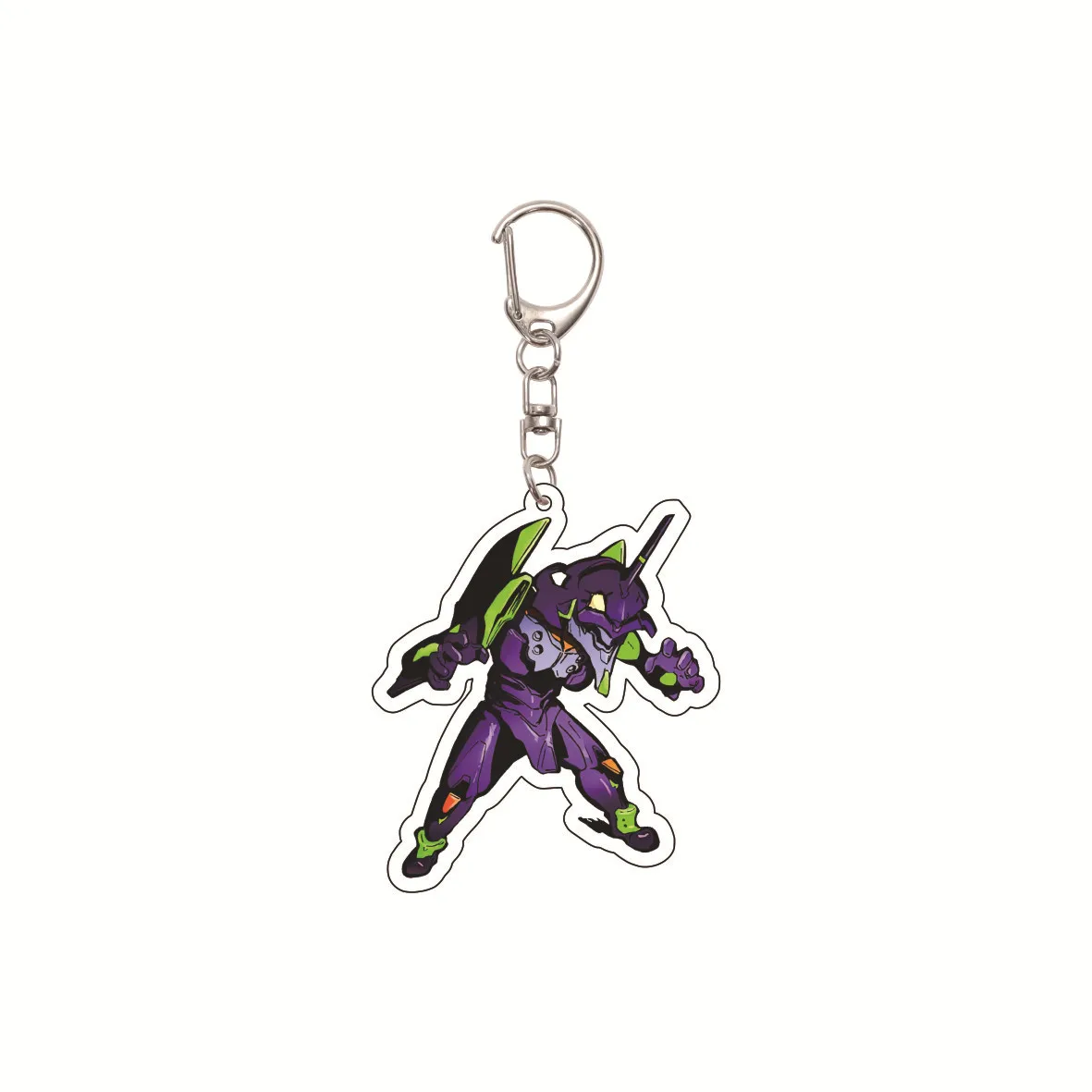 55MM Anime Neon Genesis Evangelion‌ Keychain Mari Makinami Illustrious Ayanami Rei Evangelion Unit-01‌ Keychain Christmas Gifts view 6