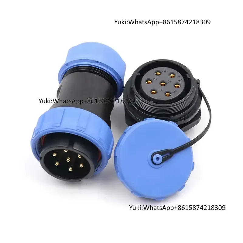Weipu SP29 Connectors IP68 Waterproof Aviation Circular Industrial Electrical Cable Connector Male Female Plug Socket-2pin