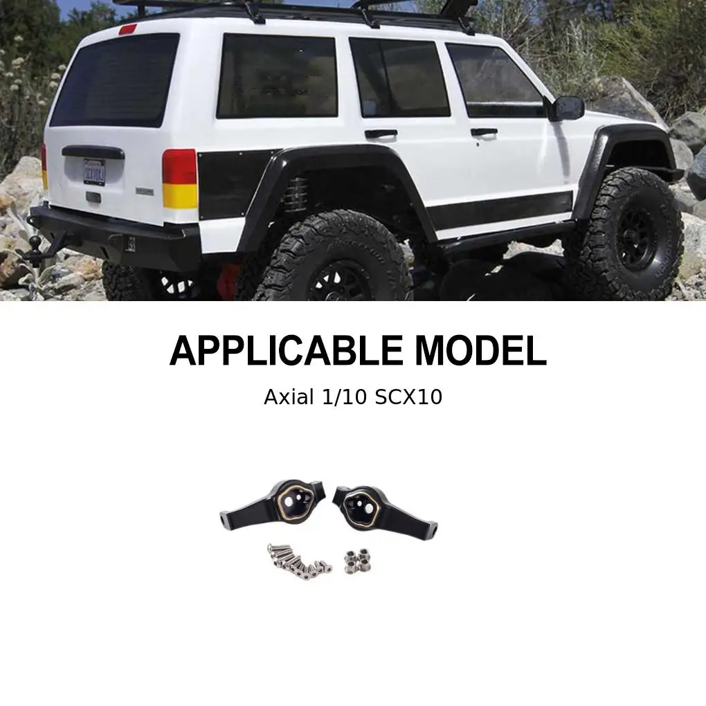 RCGOFOLLOW 1/10 Aluminum Alloy Heavy Weights C Hubs Caster Blocks For SCX10 TRX4 TRX6 RC Car Part