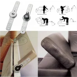 2Pcs Folding Furniture Hinge 5 6 7 Positions Adjustable chair modified Ratchet support Hinge Couch sofa Headrest bed mechanism