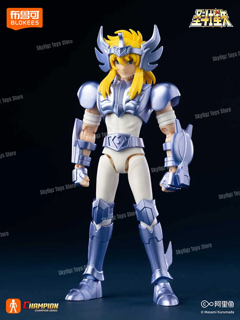 Original BLOKEES Saint Seiya Second Bullet Gemini Dragon Capricorn Sagittarius Action Figure Anime Toys Christmas Gift in Stock