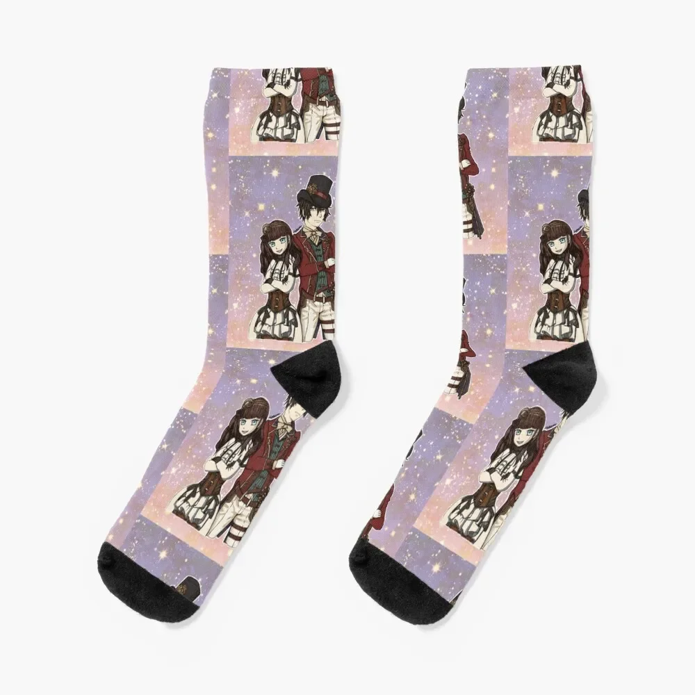 

Code: Realise - Cardia and Lupin Socks halloween warm winter Men Socks Women's