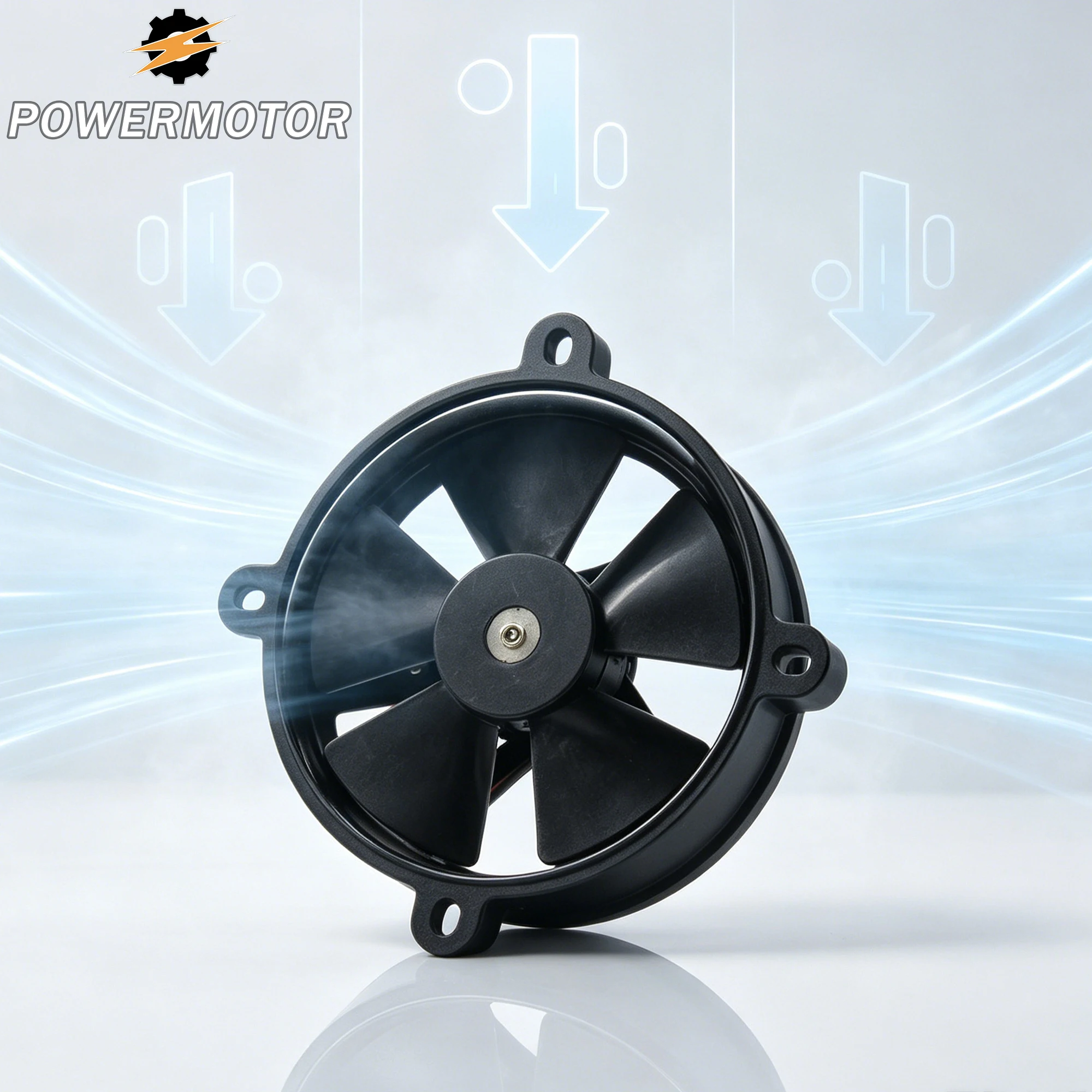 

Universal 6" Inch Motorcycle Radiator Cooling Fan Radiator Cooling Fan for Honda KTM Yamaha 150-200cc Quad DirtBike ATV Parts