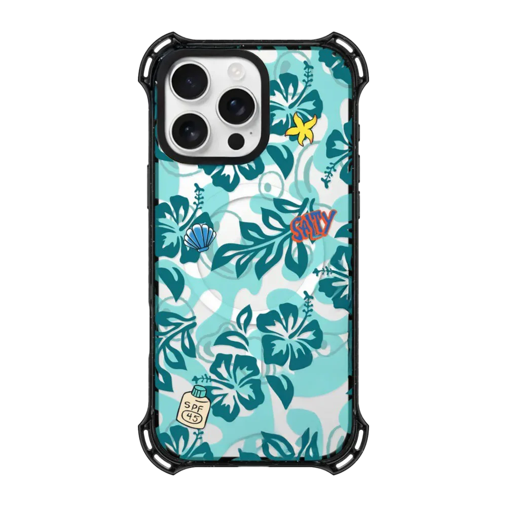

Underwater World Plants 4 Corner Magnetic Phone Case Cover for IPhone 16 ~ 13 Pro Max Case
